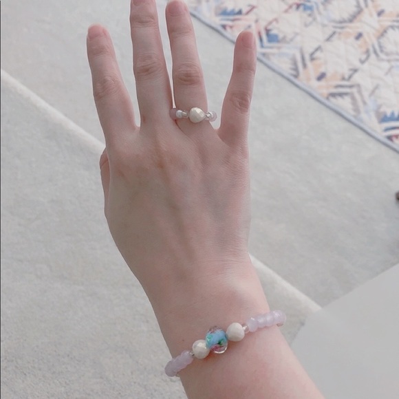 Handmade Set of Bracelet and Ring - Picture 4 of 5